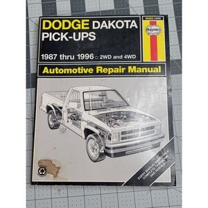 Haynes 30020 (1668) Dodge Dakota Pick-ups 1987-1996 2WD & 4WD Repair Manual